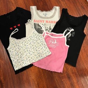 Brandy Melville lace tank bundle